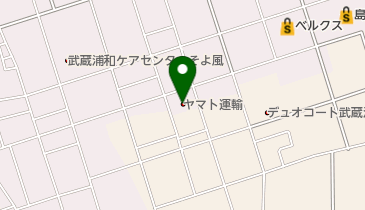 ヤマト運輸 埼玉県庁センターの地図画像