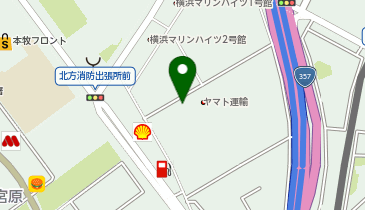 ヤマト運輸 横浜本牧営業所(西区南幸)の地図画像