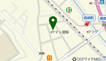 ヤマト運輸 横須賀佐原センターの地図画像