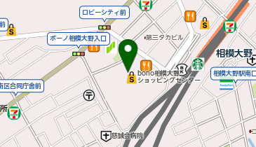 ヤマト運輸 bono相模大野館内物流センターの地図画像
