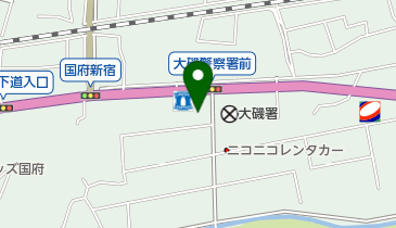 ヤマト運輸 大磯営業所(大磯)の地図画像