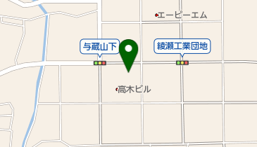 ヤマト運輸 神奈川綾瀬深谷センターの地図画像