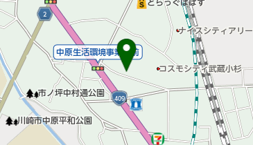 ヤマト運輸 武蔵小杉駅前センターの地図画像