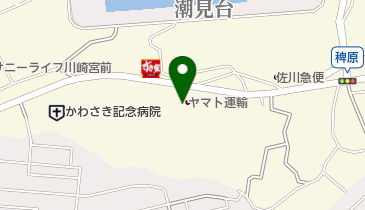 ヤマト運輸 宮前潮見台センターの地図画像