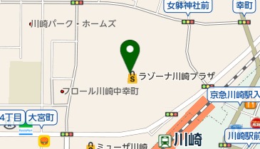 ヤマト運輸 ラゾーナ川崎プラザセンターの地図画像