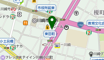 ヤマト運輸 川崎パレールセンターの地図画像