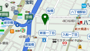 ヤマト運輸 八丁堀4丁目営業所の地図画像