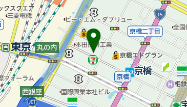 ヤマト運輸 八重洲鍛冶橋通り営業所の地図画像