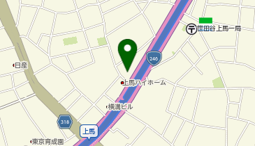 ヤマト運輸 三軒茶屋営業所(若林)の地図画像