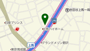 ヤマト運輸 三軒茶屋営業所(駒沢公園)の地図画像