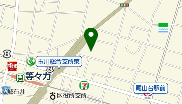 ヤマト運輸 自由が丘2丁目センターの地図画像