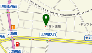 ヤマト運輸 八王子北野営業所(八王子みなみ野)の地図画像