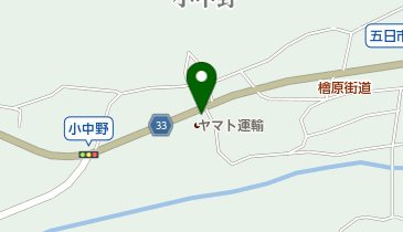 ヤマト運輸 あきる野小中野営業所の地図画像