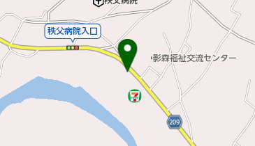 ヤマト運輸 秩父影森営業所(秩父小鹿野)の地図画像