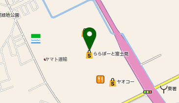 ヤマト運輸 ららぽーと富士見館内物流センターの地図画像