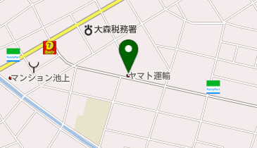 ヤマト運輸 大田中央7丁目センターの地図画像