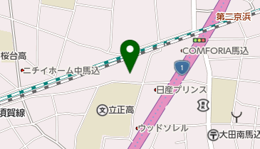 ヤマト運輸 馬込営業所(南馬込1丁目)の地図画像