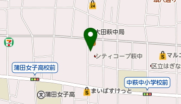 ヤマト運輸 萩中営業所(萩中)の地図画像