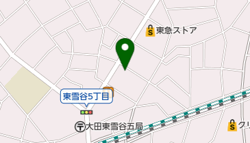 ヤマト運輸 上池台5丁目営業所の地図画像