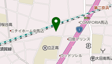 ヤマト運輸 馬込営業所(中馬込)の地図画像
