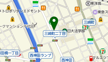 ヤマト運輸 神田三崎町営業所の地図画像