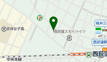 ヤマト運輸 杉並西荻北営業所の地図画像