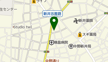 ヤマト運輸 上高田2丁目センターの地図画像