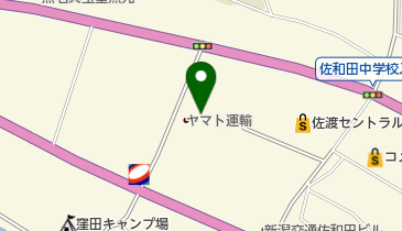 ヤマト運輸 佐渡相川センターの地図画像
