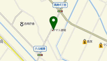 ヤマト運輸 諏訪営業所(諏訪豊田)の地図画像