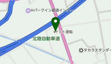 ヤマト運輸 富山砺波営業所(砺波)の地図画像