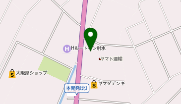 ヤマト運輸 富山射水営業所(大門)の地図画像