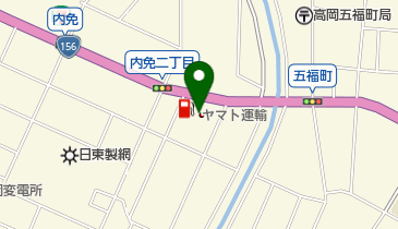 ヤマト運輸 高岡内免営業所(高岡古城)の地図画像