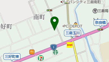 ヤマト運輸 三島大社センターの地図画像