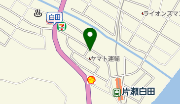 ヤマト運輸 東伊豆営業所(東伊豆白田)の地図画像