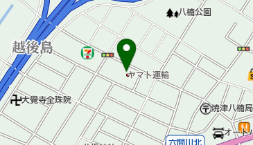 ヤマト運輸 焼津八楠センターの地図画像