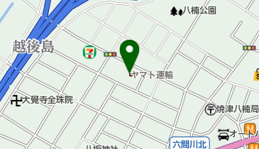 ヤマト運輸 焼津中港センターの地図画像