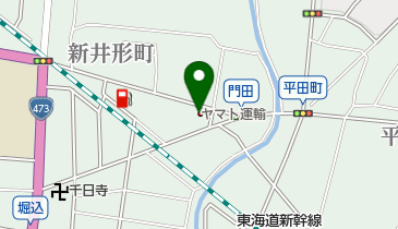 ヤマト運輸 蒲郡竹島センターの地図画像