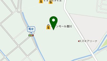 ヤマト運輸 イオンモール豊川館内物流センターの地図画像
