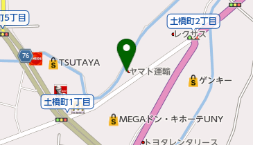 ヤマト運輸 豊田土橋町営業所(豊田土橋)の地図画像