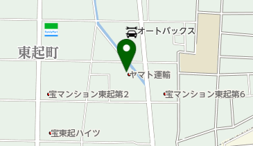 ヤマト運輸 中川東起営業所(中川東起)の地図画像