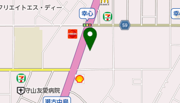 ヤマト運輸 守山金屋センターの地図画像
