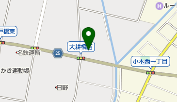 ヤマト運輸 愛知法人営業支店の地図画像