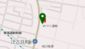 ヤマト運輸 羽島平方営業所の地図画像