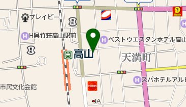 ヤマト運輸 高山駅前営業所の地図画像