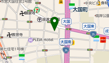 ヤマト運輸 大国町センターの地図画像