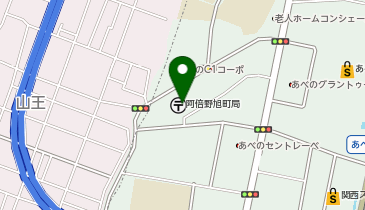ヤマト運輸 ECあべの旭町センターの地図画像