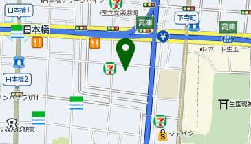 ヤマト運輸 EC大阪高津センターの地図画像