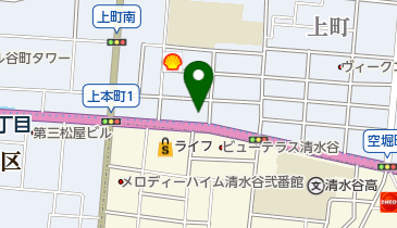 ヤマト運輸 上町1丁目営業所の地図画像