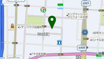 ヤマト運輸 谷町営業所(谷町6丁目)の地図画像