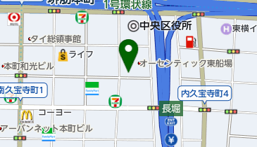 ヤマト運輸 大阪中央営業所(北久宝寺)の地図画像